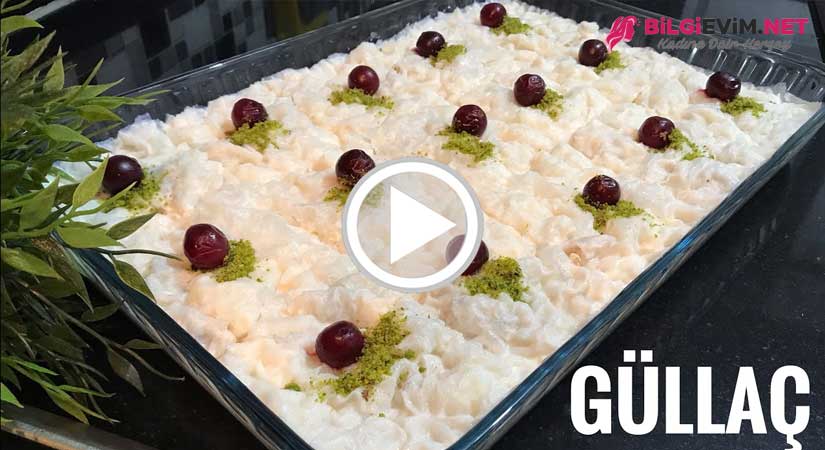 Evde Pastane Güllacı Yapılışı Videolu Anlatım