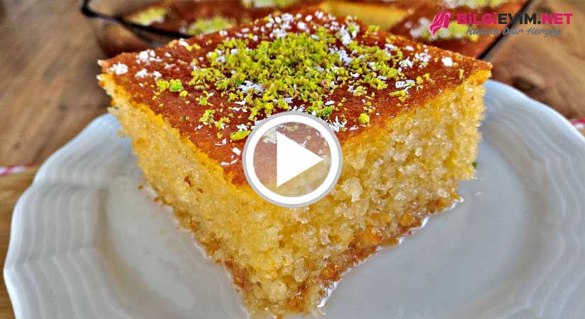 Portakallı Revani Tatlısı Videolu Anlatım