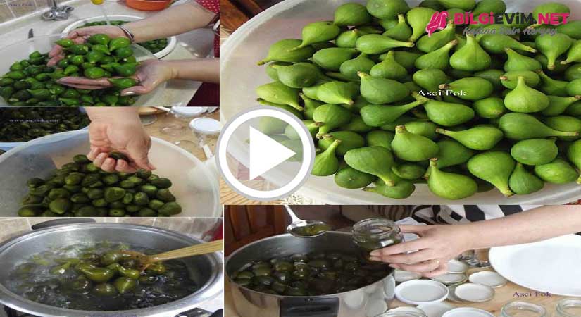 Ham İncir Reçeli Yapılışı Videolu Anlatım