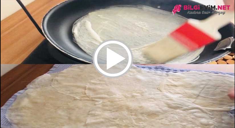Oklava İle Yufka Açmaya Son! Fırça İle Yufka Yapımı Videolu Anlatım