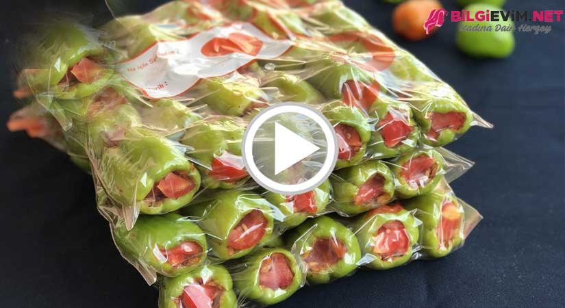Dolma Biber Dolması Dondurucuda Saklama Yöntemi Videolu Anlatım