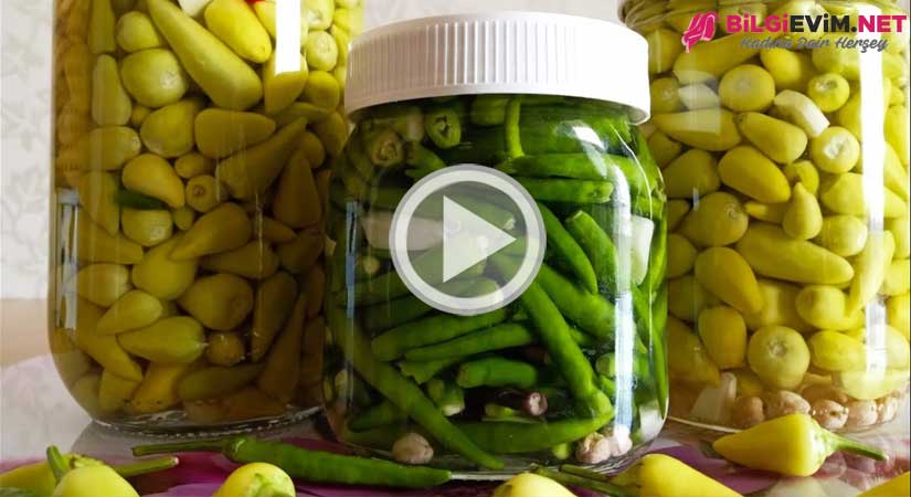 Kışlık Cin Biber Turşusu Yapılışı Videolu Anlatım