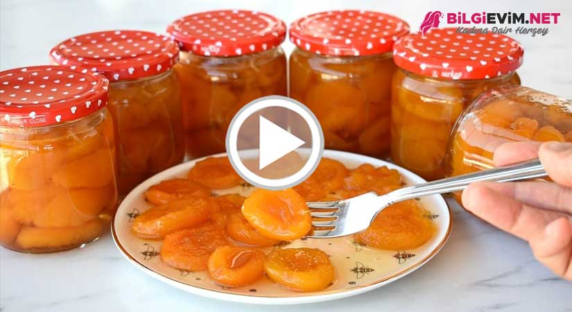 Asla Dağılmayan Tane Tane Kayısı Reçeli Yapılışı Videolu Anlatım
