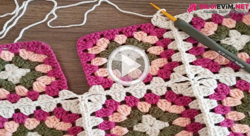 İp Kesmeden Motif Birleştirme Videolu Anlatım