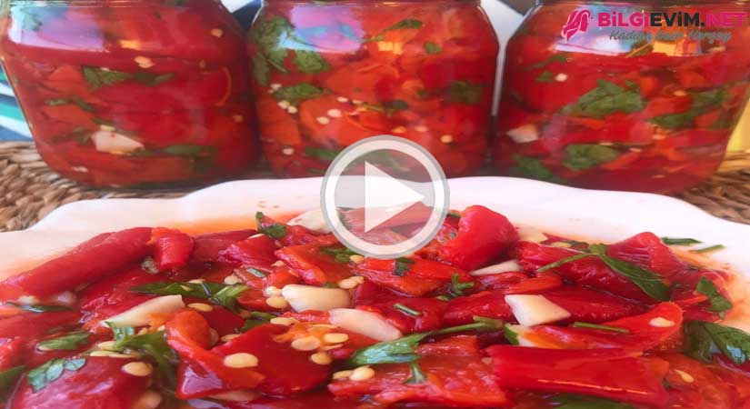 Kışlık Köz Biber Turşusu Yapılışı Videolu Anlatım