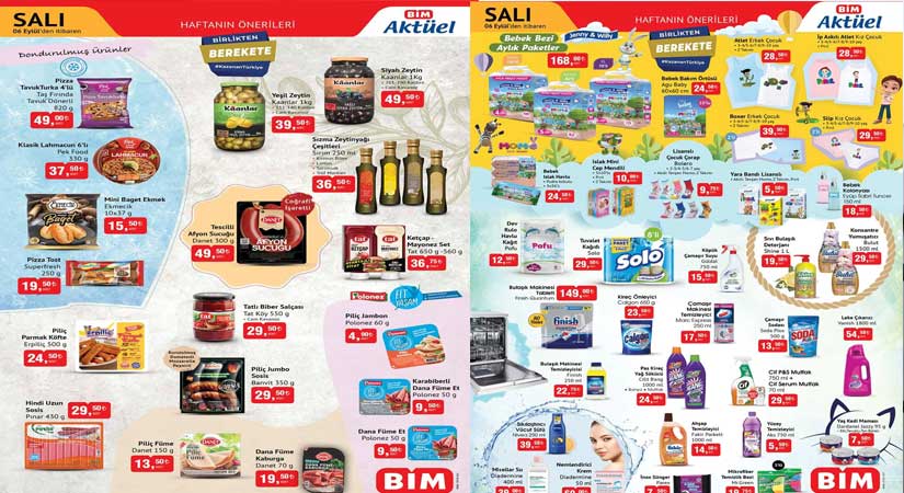 BİM 6 EYLÜL 2022 AKTÜEL KATALOĞU