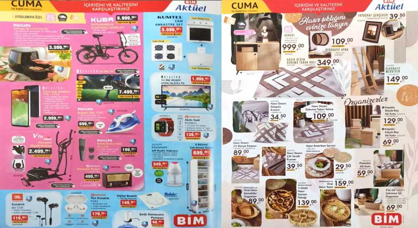 BİM 16 EYLÜL 2022 AKTÜEL KATALOĞU
