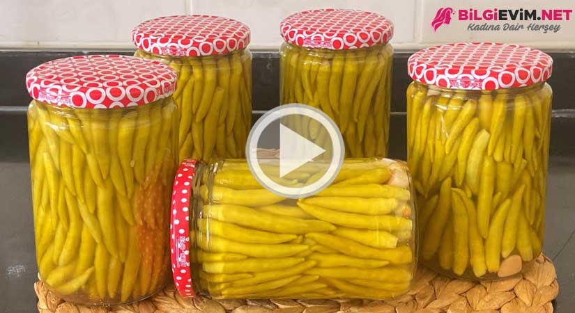 Acı Biber Turşusu Yapılışı Videolu Anlatım