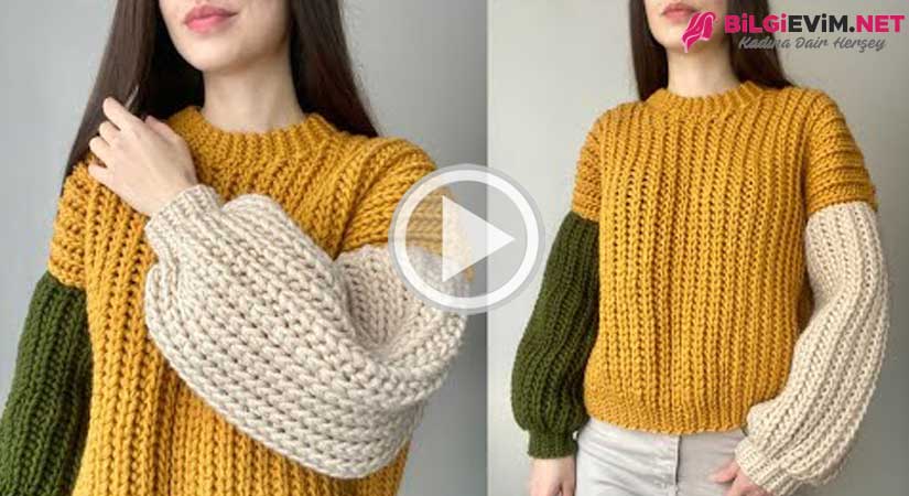 230 TL ‘lik Kazağı   Stradivarius Kazağı 40 TL Ördüm Videolu Anlatım