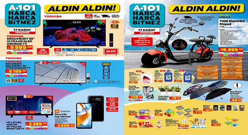 A101 17 Kasım 2022 Aktüel Ürünler Kataloğu