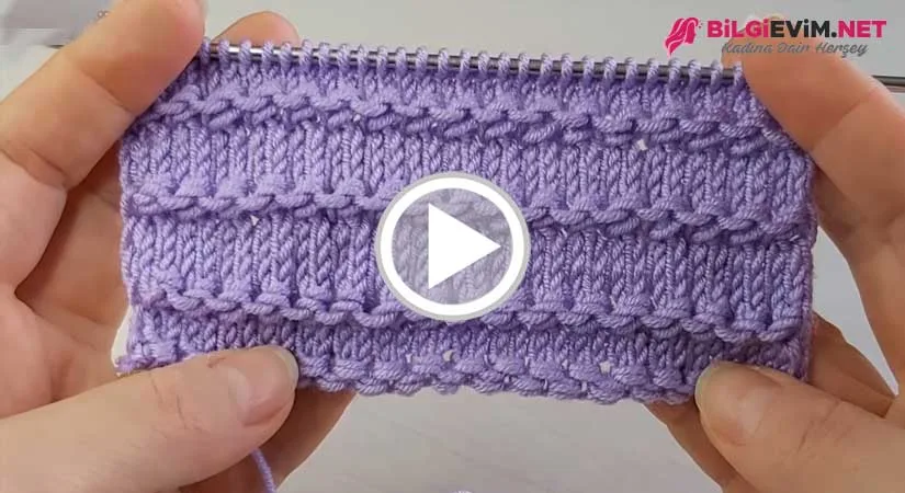 İki Şiş İle Yapılan Muhteşem Model Videolu Anlatım