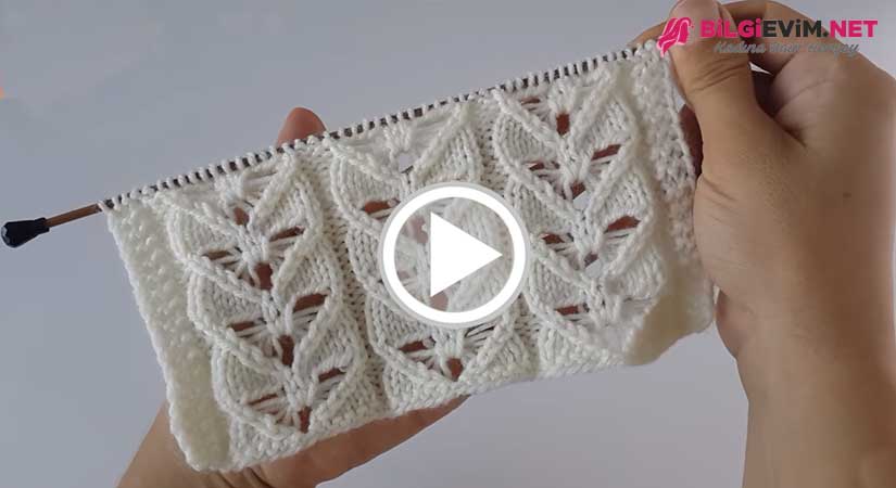 Çeyizlik Fiyonklu Kalpler Yelek  Modeli Videolu Anlatım