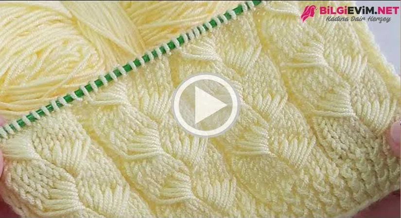 İki Şiş İle Yapılan Çok Seveceğiniz Bir Model Videolu Anlatım