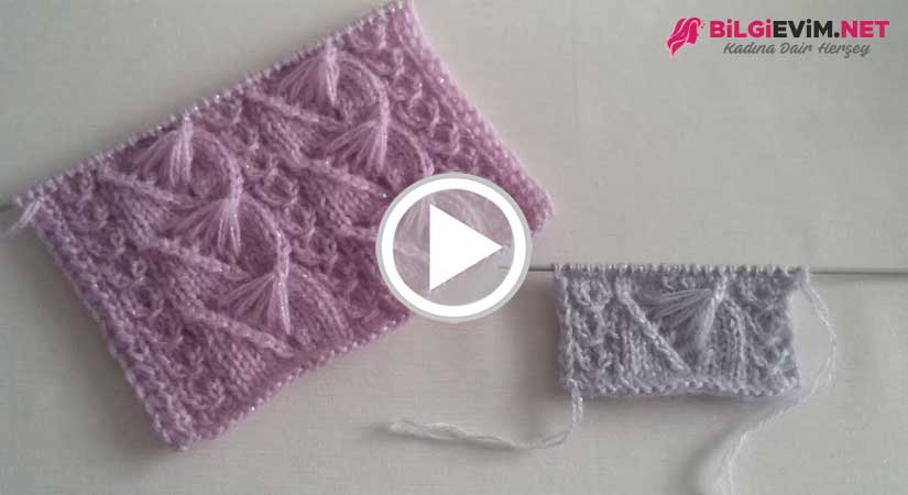 Yarım Yelpaze Yelek Modeli Videolu Anlatım