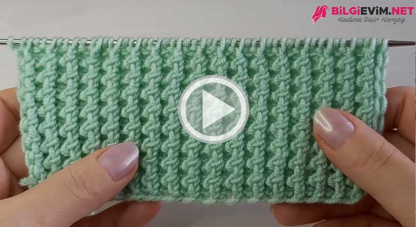 İki Şişle Yapılan Örgü Modeli Videolu Anlatım
