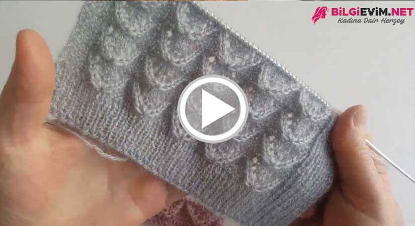 Kabartılı Yelek Modeli Videolu Anlatım