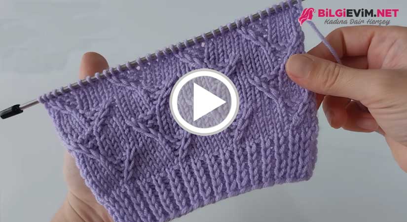 Zarif Dalgalar Örgü Modeli Videolu Anlatım