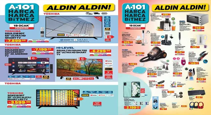 A101 19 OCAK 2023 AKTÜEL KATALOĞU