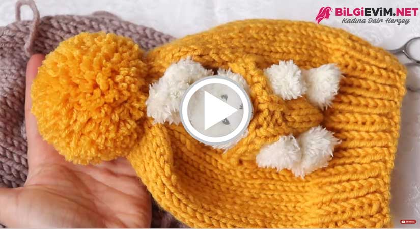 Dikişsiz Cepli Bere Yapılışı Videolu Anlatım