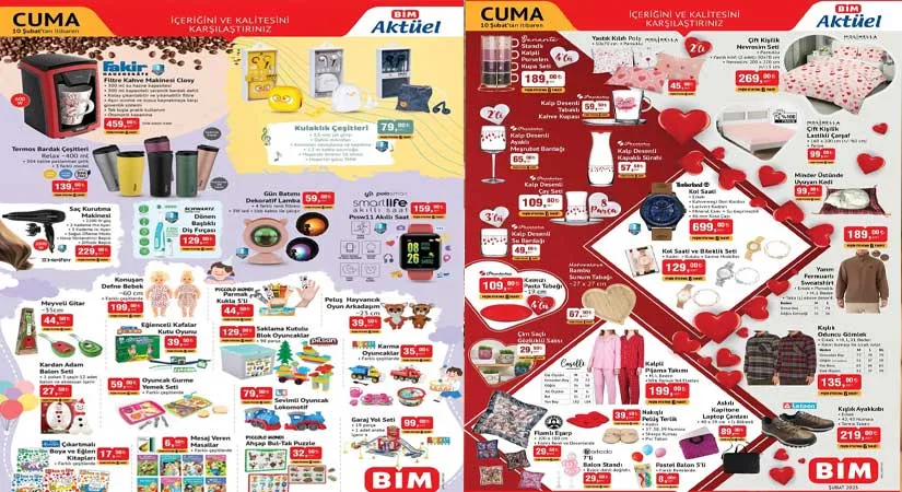 BİM 10 ŞUBAT 2023 AKTÜEL KATALOĞU