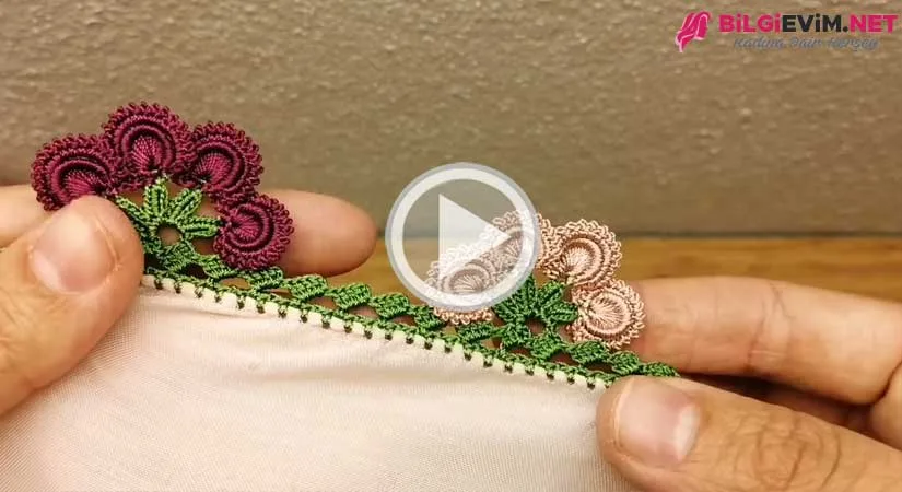 Çeyizlik Muhteşem Yazma Oyası Modeli Videolu Anlatım