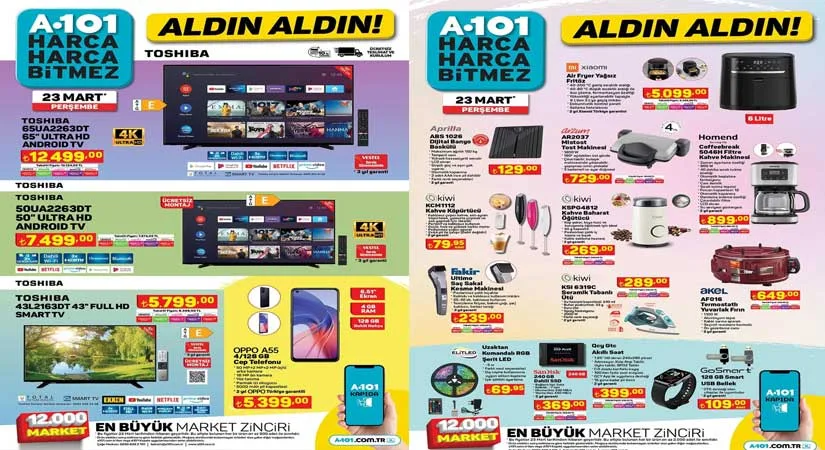 A101 23 MART 2023 AKTÜEL KATALOĞU