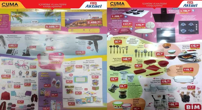 BİM 24 MART 2023 AKTÜEL KATALOĞU