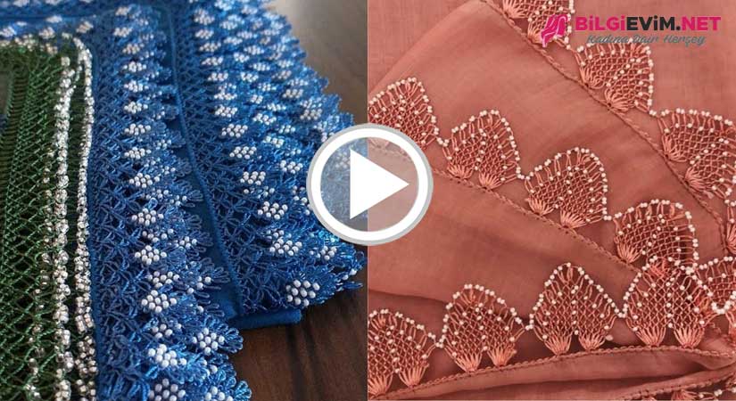 İri Boncuklu Yazma Oyası Modelleri