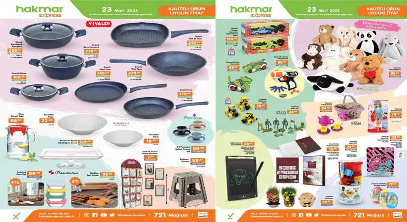 Hakmar 23 Mart 2023 Aktüel Ürünleri
