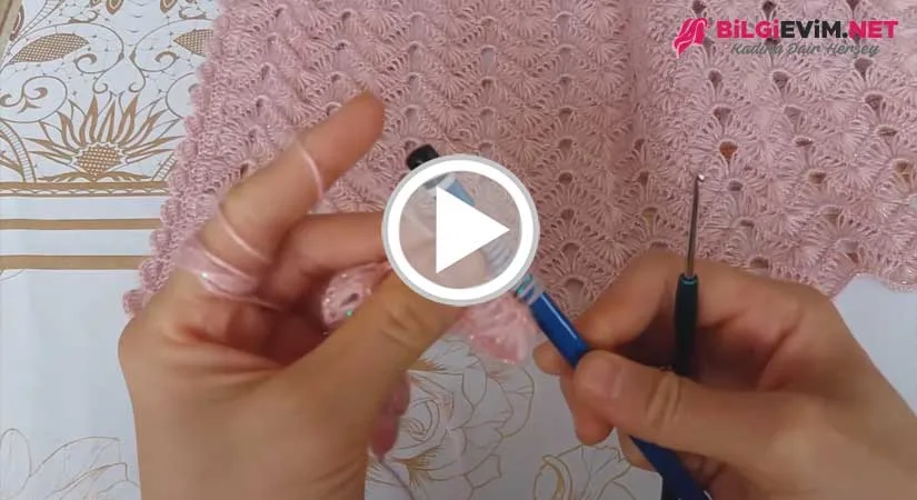 Kalem İle Yapılan Gelin Kız Yelek Modeli Videolu Anlatım