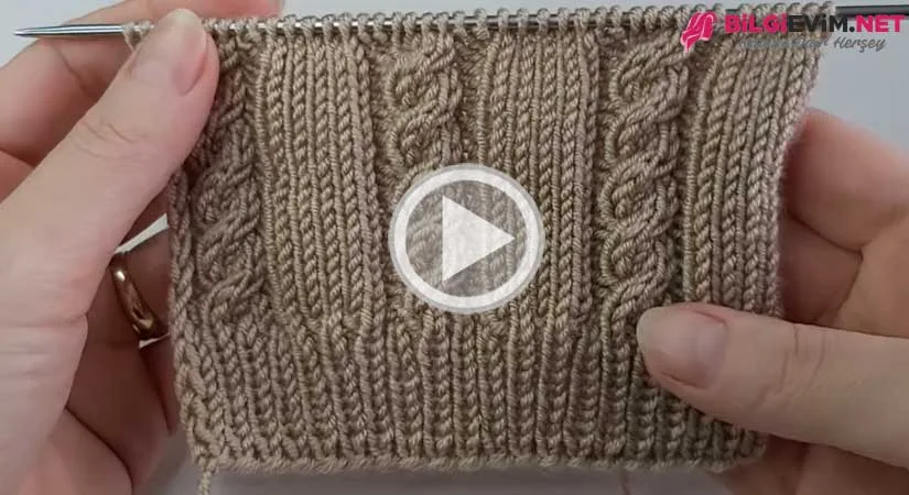 Burgulu Örgü Modeli Videolu Anlatım