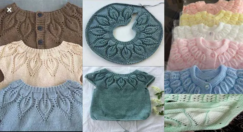 Robadan Başlama Bebek Örgü Modelleri