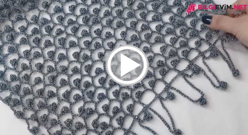 Minik Tomurcuklu Etol Şal Yapılışı Videolu Anlatım