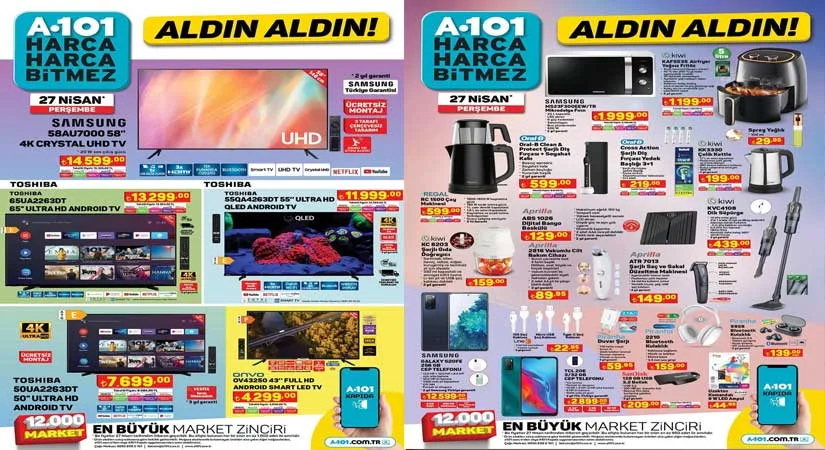 A101 27 NİSAN 2023 AKTÜEL KATALOĞU