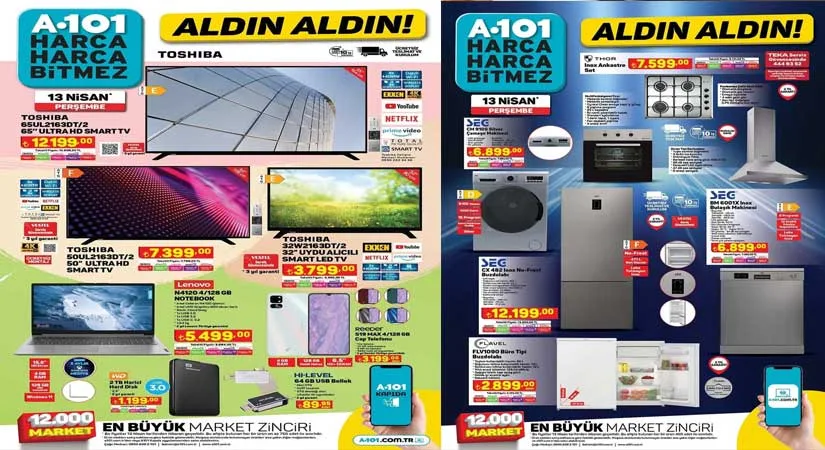 A101 13 NİSAN 2023 AKTÜEL KATALOĞU