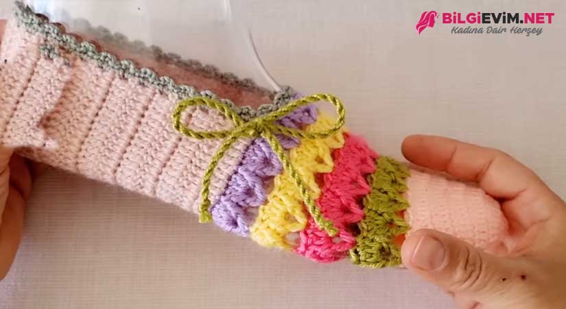 Tığ İşi Çok Şık Kolay Patik Örülüşü Videolu Anlatım