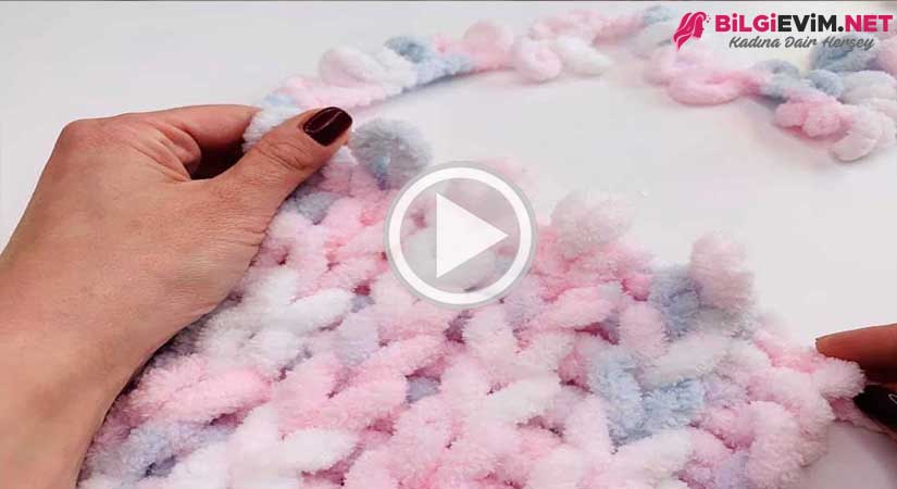 Alize Puffy ile Kolay Bebek Battaniyesi Yapımı Videolu Anlatım