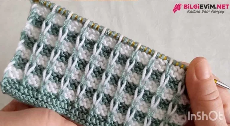 İki Şiş Örgü Modeli Videolu Anlatım