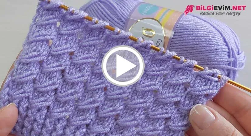 2 Günde Yelek Örgü Modeli Videolu Anlatım