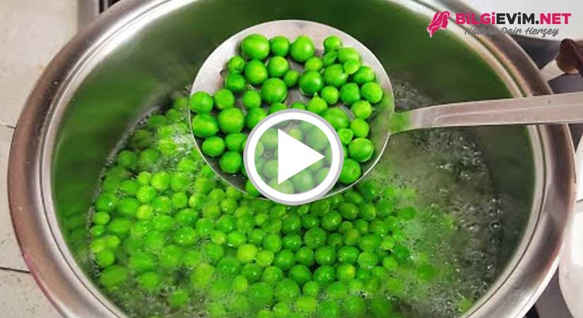 Dondurucuda 2 Yıl Bozulmayan Bezelye Saklama Yöntemi Videolu Anlatım