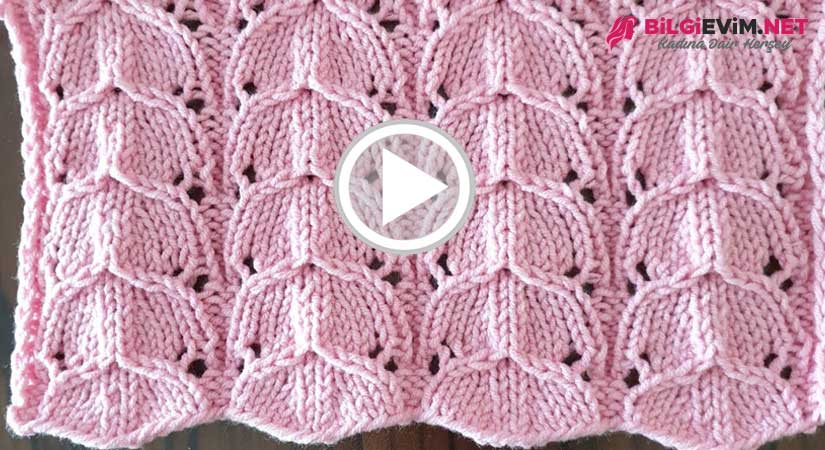 Ajurlu Örgü Modeli Videolu Anlatım