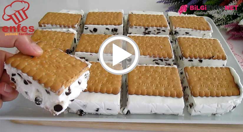 3 Dakikada 3 Malzeme!!Buz Gibi Soğuk Pasta/Fırın Yok Pişirme Yok Müthiş Lezzetli