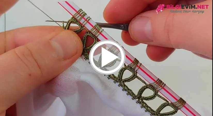 Benzetmedim Aynısını Yaptım Yekikten Tığa Çok Farklı Tığ Oyası Yapımı