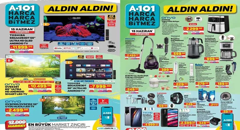 A101 15 HAZİRAN 2023 AKTÜEL KATALOĞU