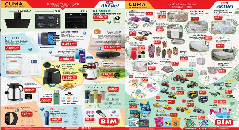 BİM 14 TEMMUZ 2023 AKTÜEL KATALOĞU