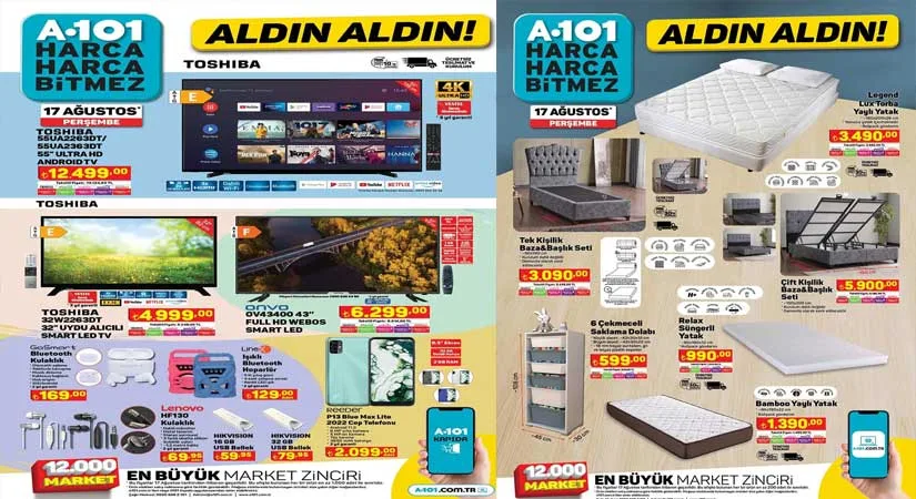 A101 24 AĞUSTOS 2023 AKTÜEL KATALOĞU