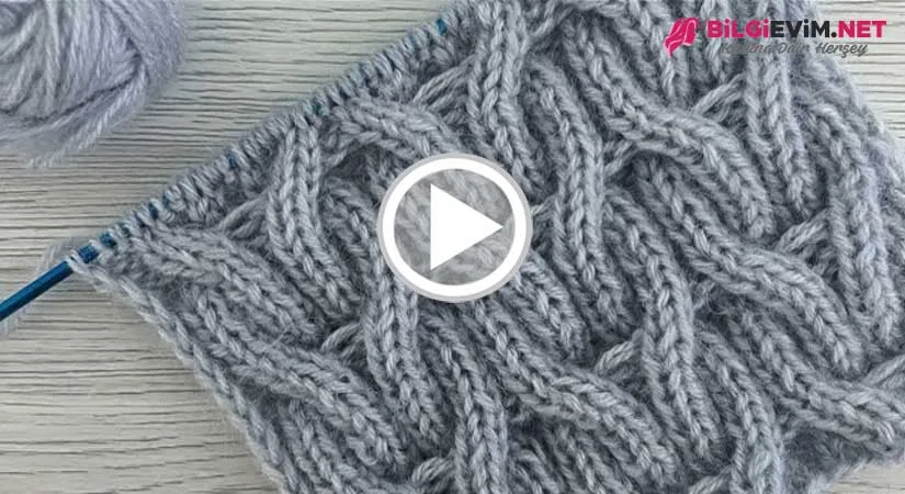 Saray Burması Örgü Modeli Videolu Anlatım