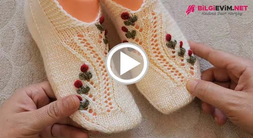 İki Şişle Muhteşem Patik Örme  Videolu Anlatım