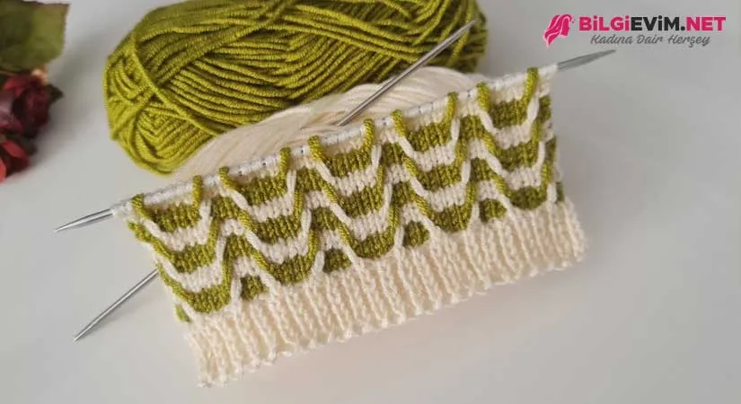 İki Renkli Yelek Modeli Yapılışı Videolu Anlatım