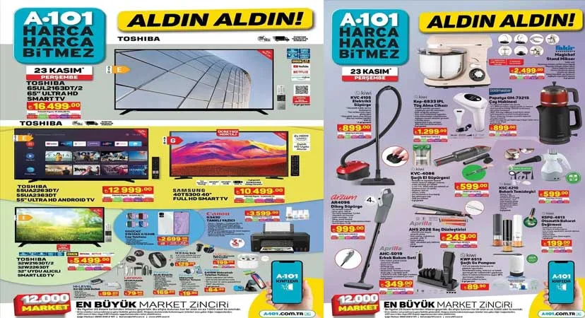 A101 23 KASIM 2023 AKTÜEL KATALOĞU